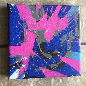 Abstract Tile Canvas Spin Art